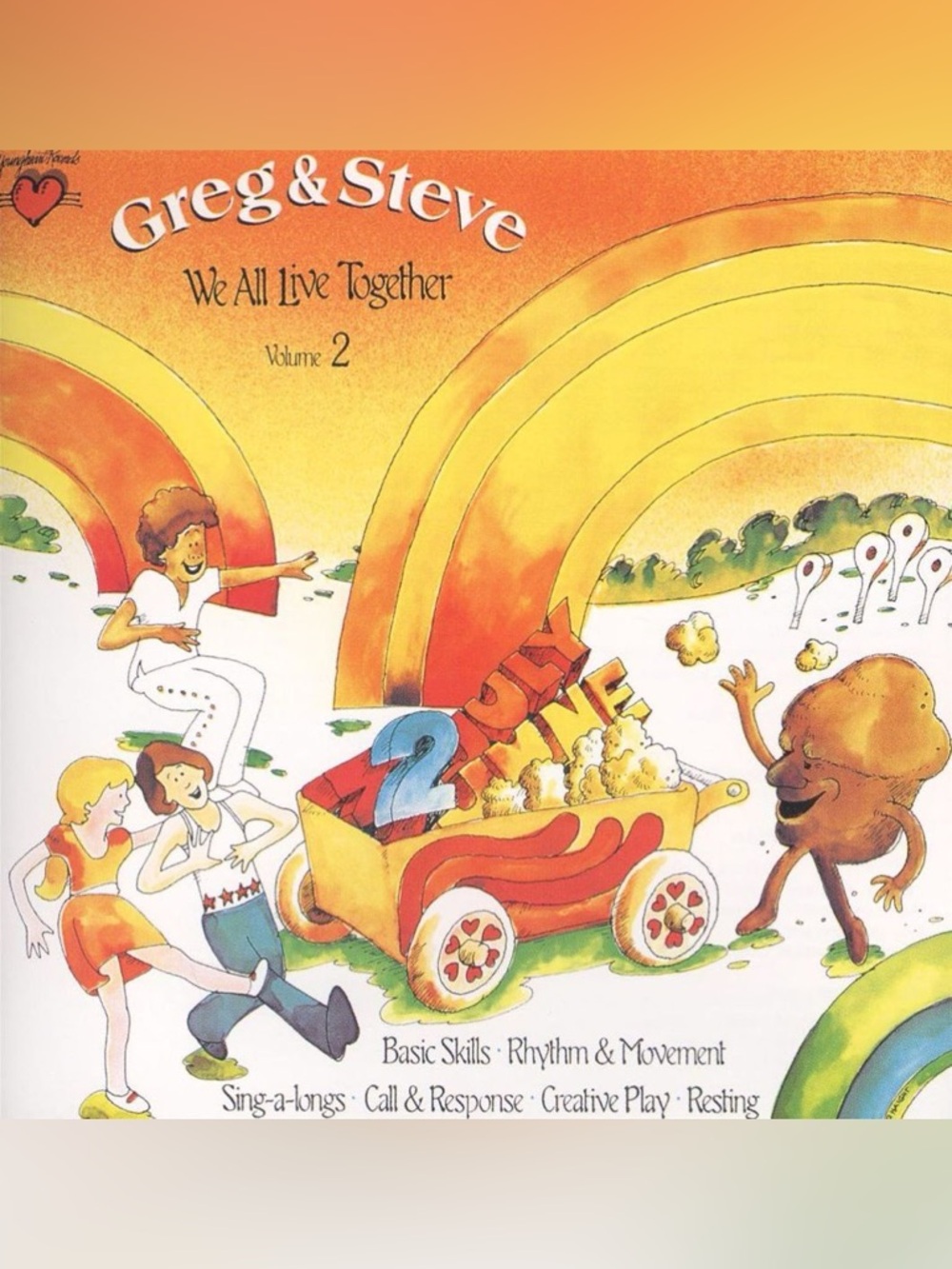 NWT Greg & Steve We All Live Together Volume 2 Childrens CD - Picture 2 of 7